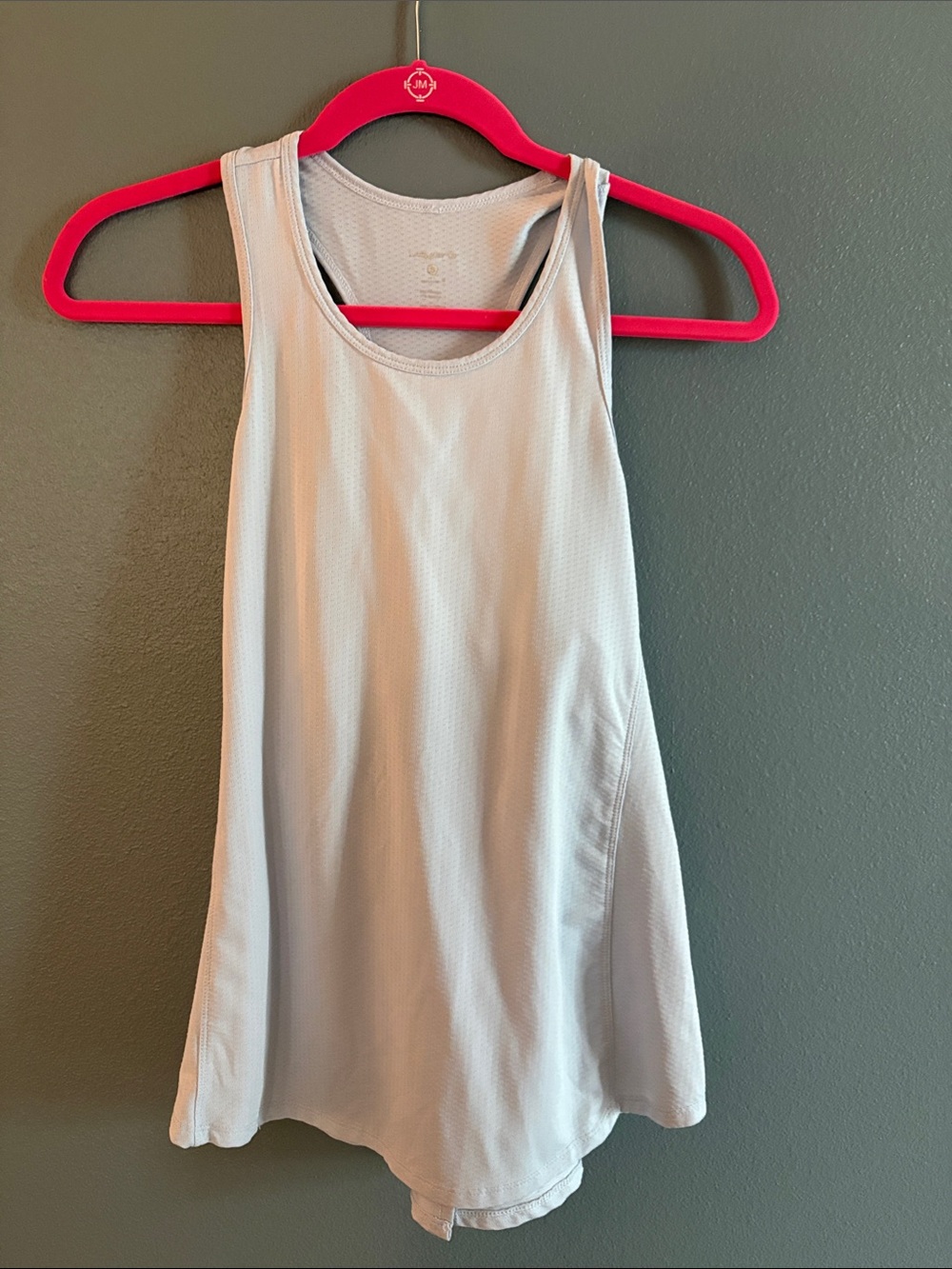 Women’s Athletic Racerback Tank Top — Light Gray